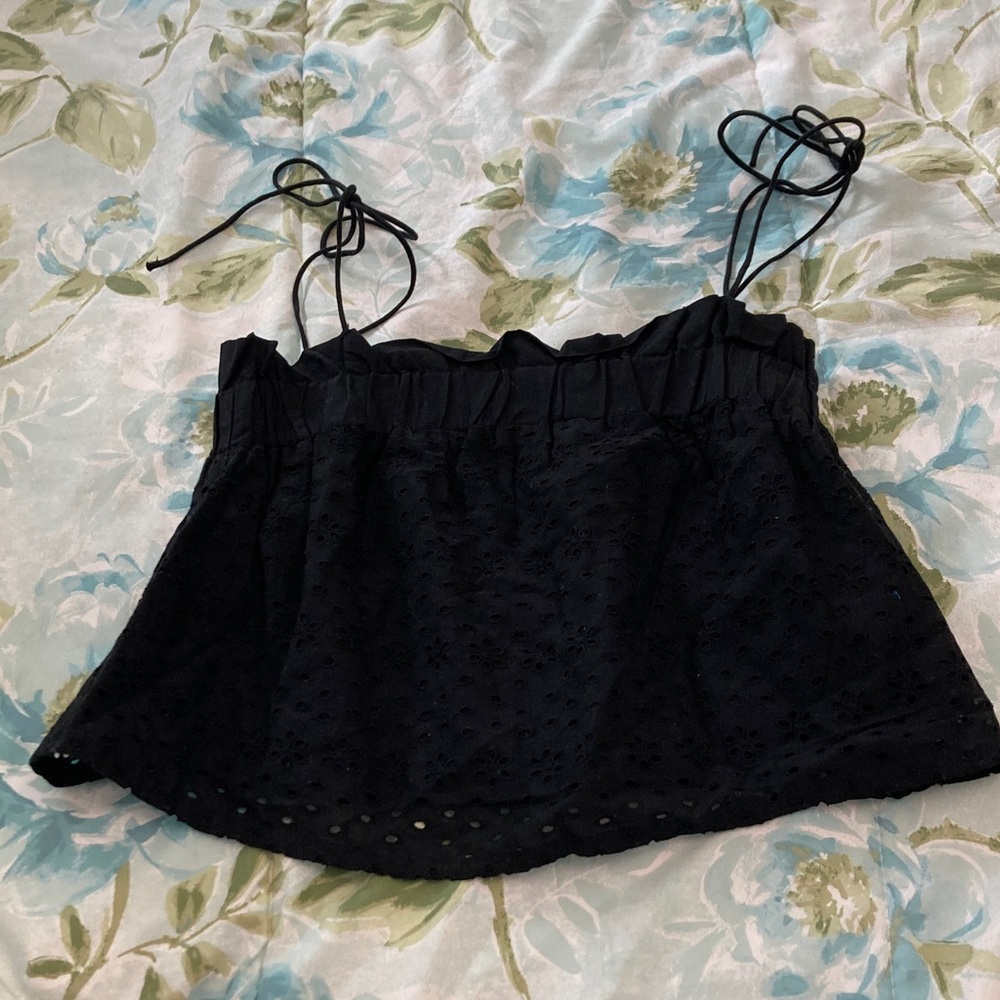 Cotton On Black Eyelet Camisole